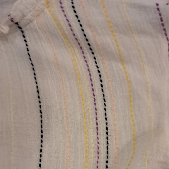 bohme Cream Blouse with Subtle Stripes - Picture 5 of 6